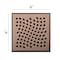 Unique 4'' Center Grid Shower Drain Rose Gold REJ-652 - alternate 2